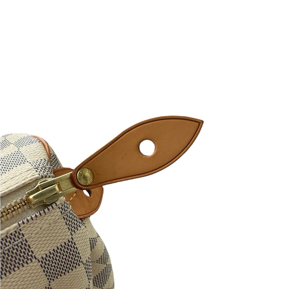 AUTHENTIC Louis Vuitton: Speedy 30 Damier Azur - Picture 13 of 16